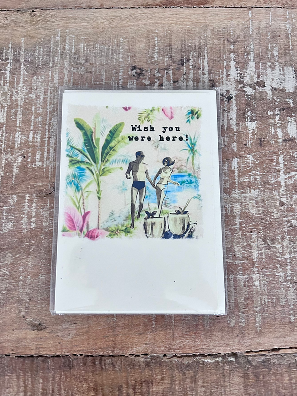 Travel inspired greeting card