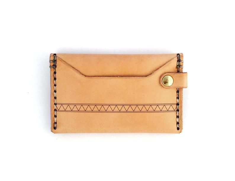 BLESS~Handcrafted leather wallet  LAST ONE SALE